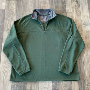 LL Bean 1/4 Zip Polar Fleece Pullover Jacket 
ItemID # OHJY2
Men's XL 
Green